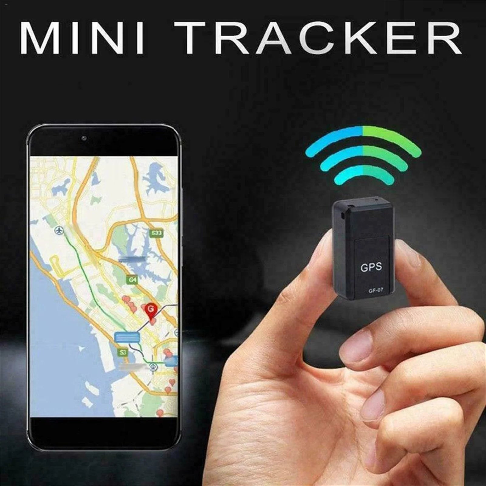 Mini Real time GPS Tracker Pocket Full Coverage Strong Magnetic Tracker for Vehicles Car Kids Elderly